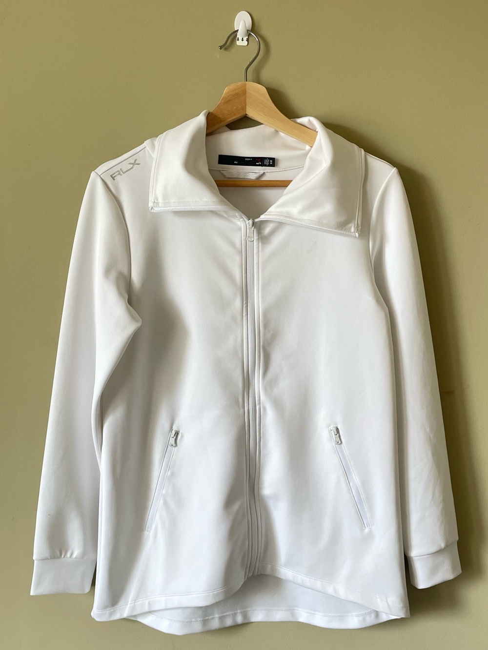 RLX Ralph Lauren White Full- Zip Women's Jacket